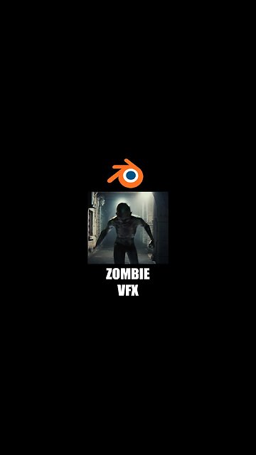 Don’t Jump!! Blender Zombie VFX #shorts