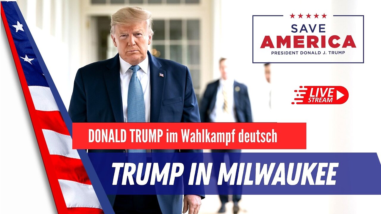 Trump LIVE in Milwaukee