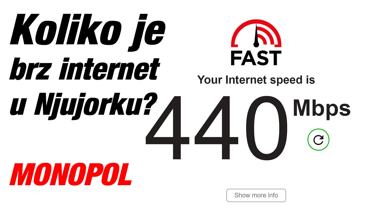 Njujork, spor internet, monopol pacova