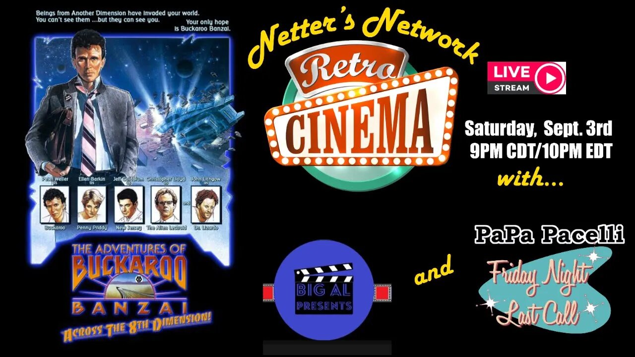 Netter's Network Retro Cinema Presents: Buckaroo Banzai (Commentary)