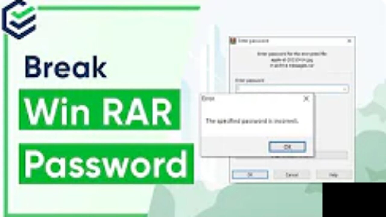 2 Ways - How to Get Back RAR Password? Forgot WinRAR Password?