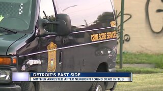 18-day-old baby found dead in bathtub at Detroit home