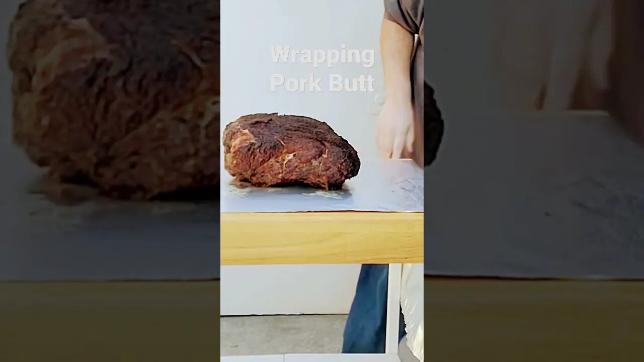 How to Wrap Pork Butt #bbq #offset #shorts #pork #smoker