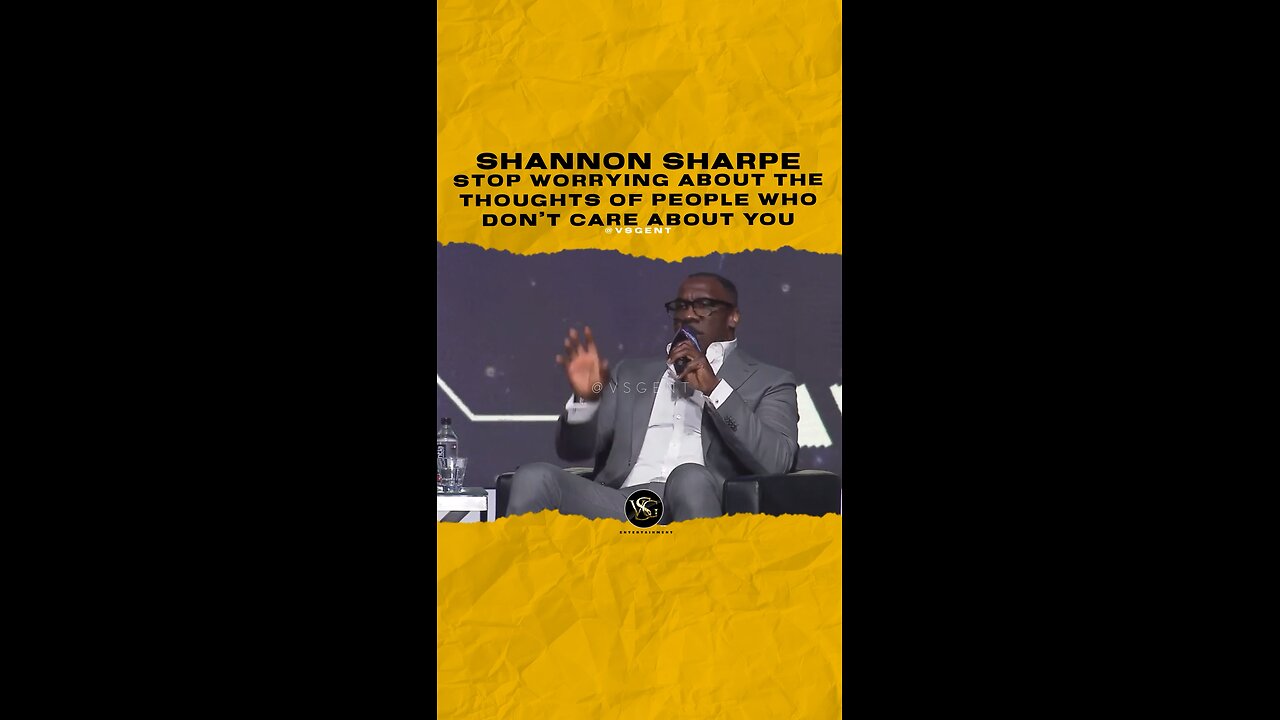 @shannonsharpe84 Stop worrying about the thoughts of people who don’t care about you