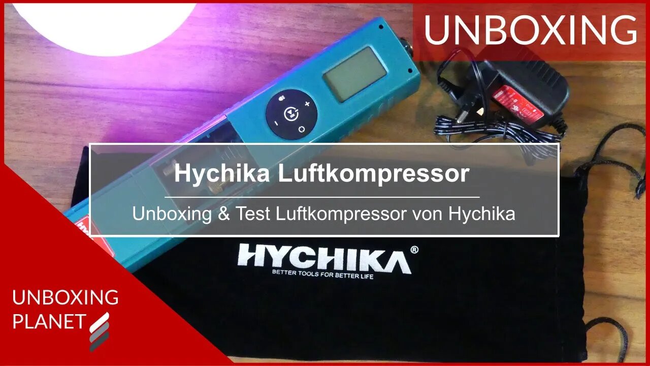 Unboxing und Test des Hychika Luftkompressor - Unboxing Planet