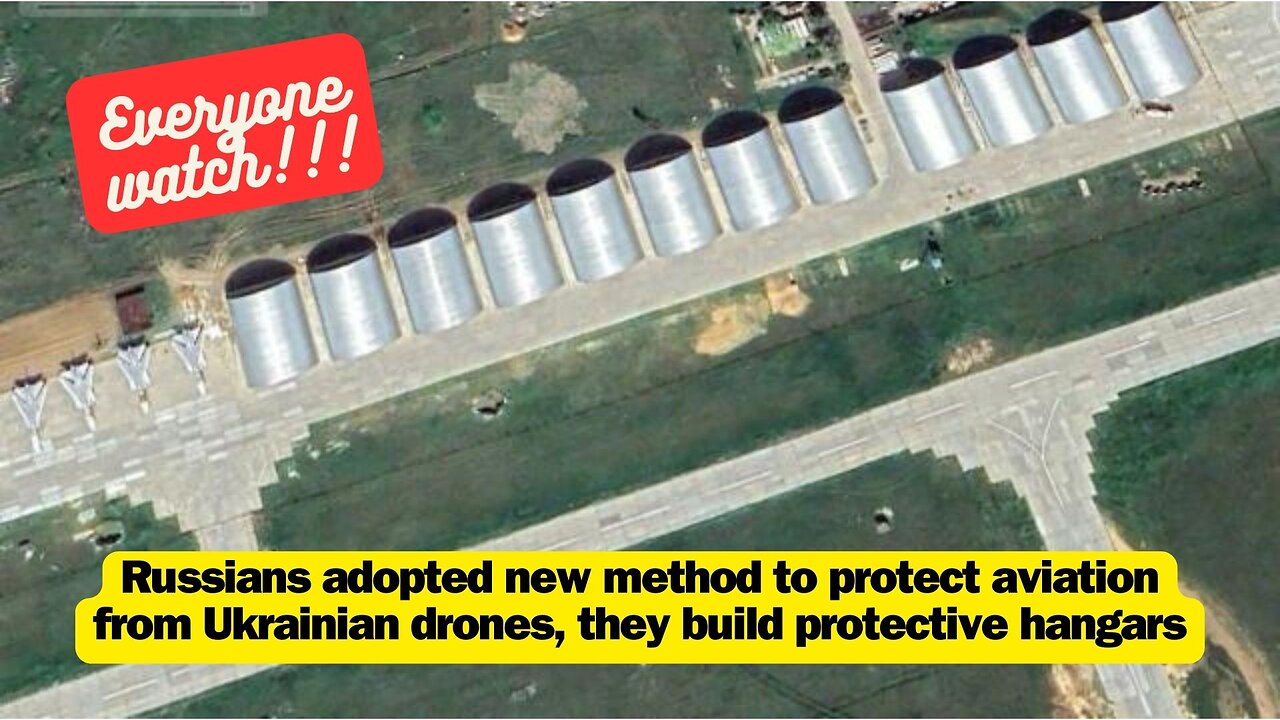 Russians adopted new method to protect aviation from Ukrainian drones, they build protective hangars