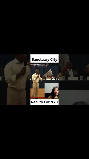 Eric Adams NYC Mayor Speaks About Illegals Taking Over His Sanctuary City #shorts #nyc #ericadams