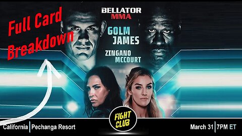 Bellator 293: Golm vs. James - Full Card Breakdown & Predictions