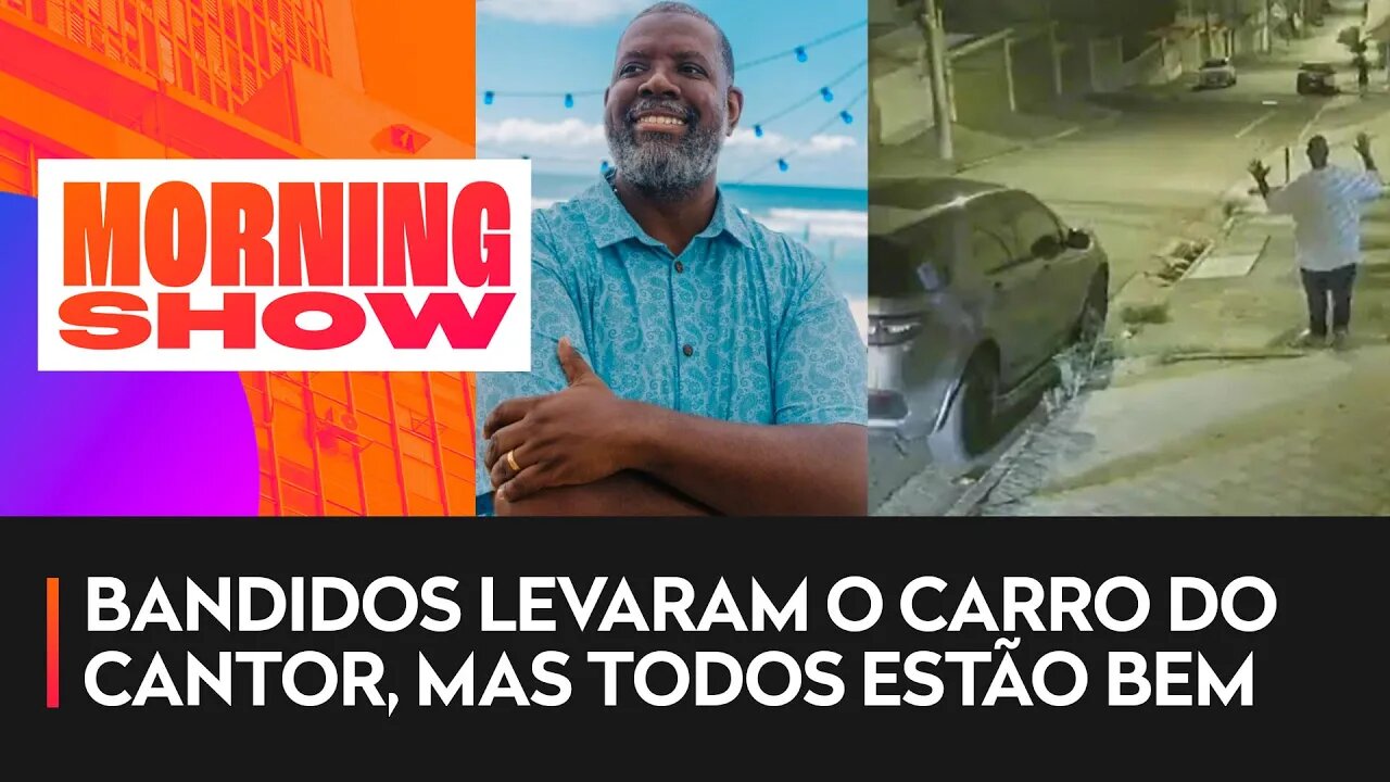 Cantor Péricles é assaltado em frente à casa de sua mãe em Santo André