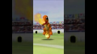 Pokémon Stadium 2 - Charmander Uses FLAMETHROWER!
