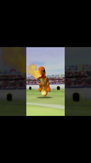 Pokémon Stadium 2 - Charmander Uses FLAMETHROWER!