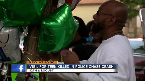 Vigil held for 19-year-old killed in violent crash