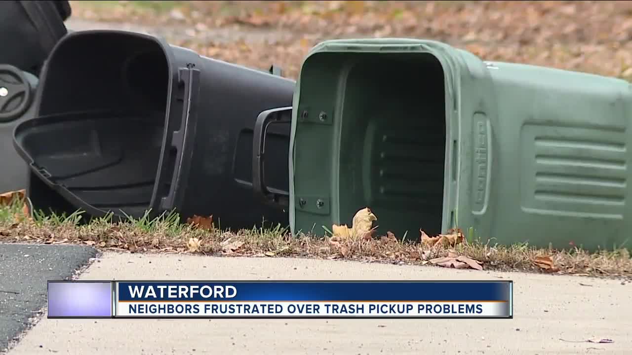 Waterford Township residents scrambling to find replacement after disposal company stops service