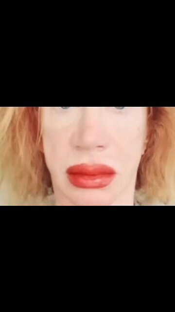 COMEDIAN KATHY GRIFFIN GETS HER LIPS TATTOOED, MEDIA GOES NUTS!