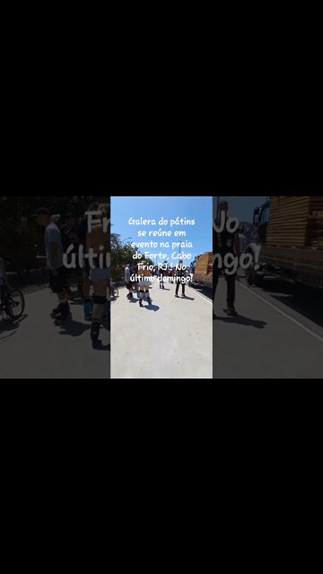 Galera do pátins em encontro na praia! Último domingo! #shorts #riodejaneiro