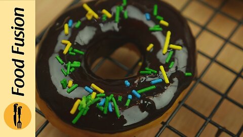 Home Made chocolate Donut recipe by Food Fussion