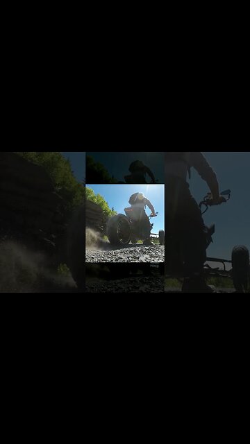 The Cyber Trike - Leaning Electric Tadpole Trike #Shorts