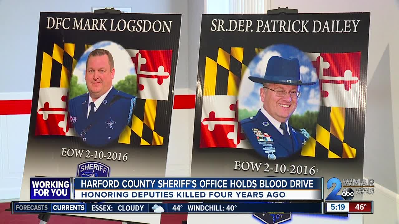 Harford County Sheriff's Office holds blood drive