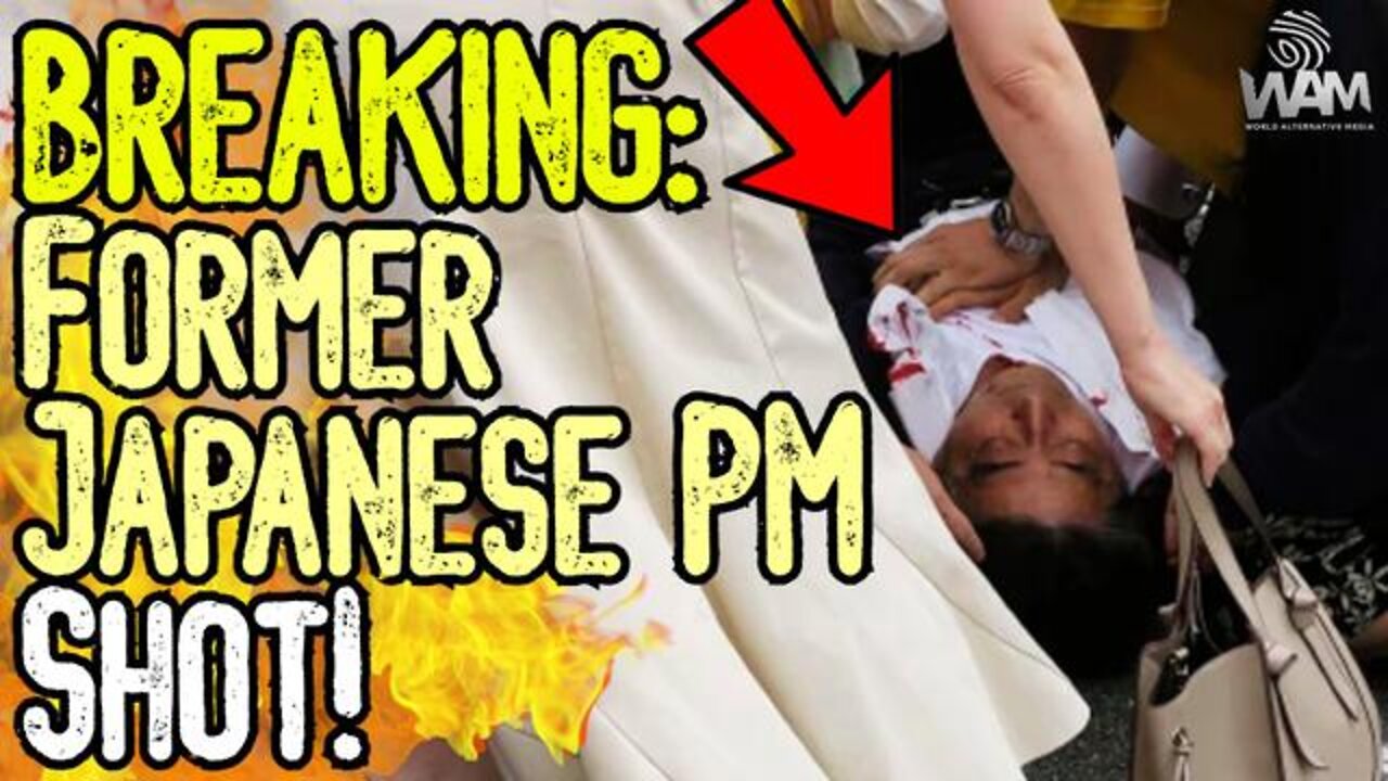 Japanese PM SHOT! - Former PM Assassination Attempt CAUGHT ON VIDEO! - This Has HUGE Global Impact!