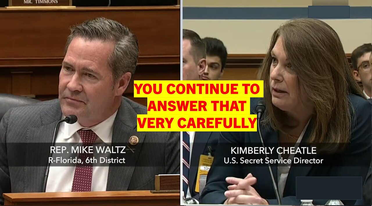 Rep. Michael Waltz (R-FL): You Continue To Answer That Very Carefully