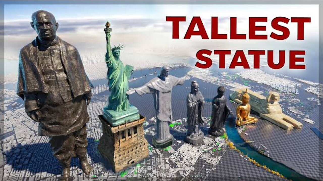 Tallest statue size comparison ► 3d animation