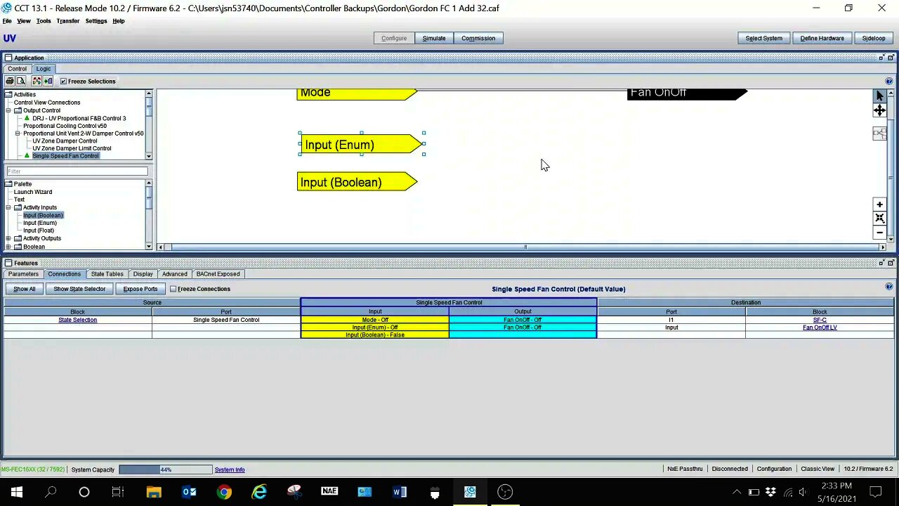 Johnson Controls CCT Programming State Text in Logic Blocks