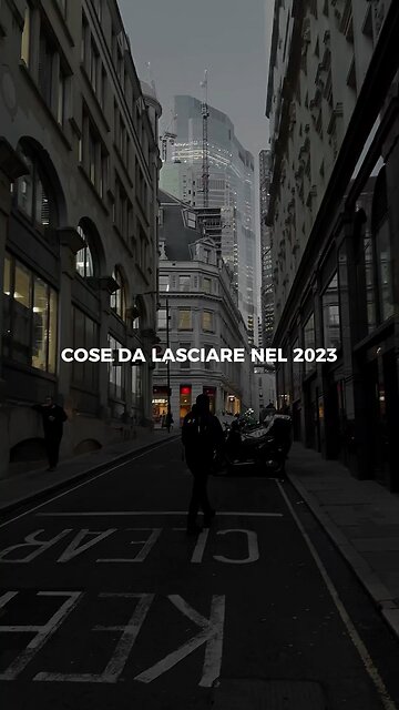 COSE DA LASCIARE NEL 2023