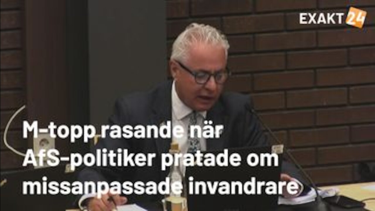 M-topp rasande när AfS-politiker pratade om missanpassade...