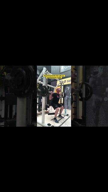 Agachamento Smith: cuidado, você pode estar fazendo errado e não sabe #shorts