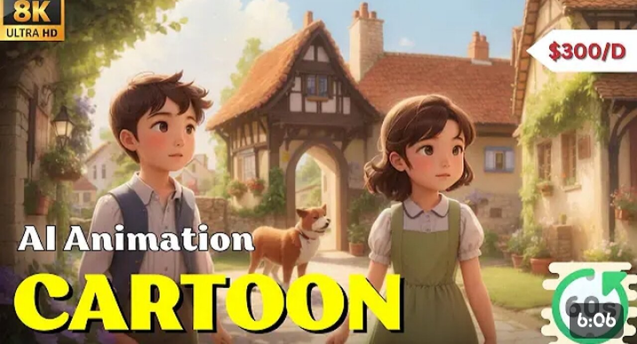 "AI Animation Generator | Craft Your Own Cartoon or Movie with AI for Free!"