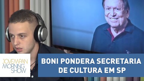 Boni pondera secretaria de Cultura em SP: “mudar do Rio não é uma situação fácil” l Morning Show