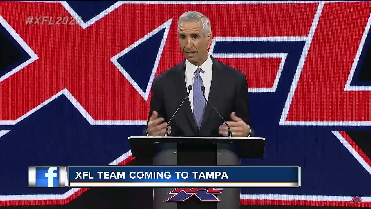 XFL returns in 2020 with team in Tampa as part of football league's relaunch