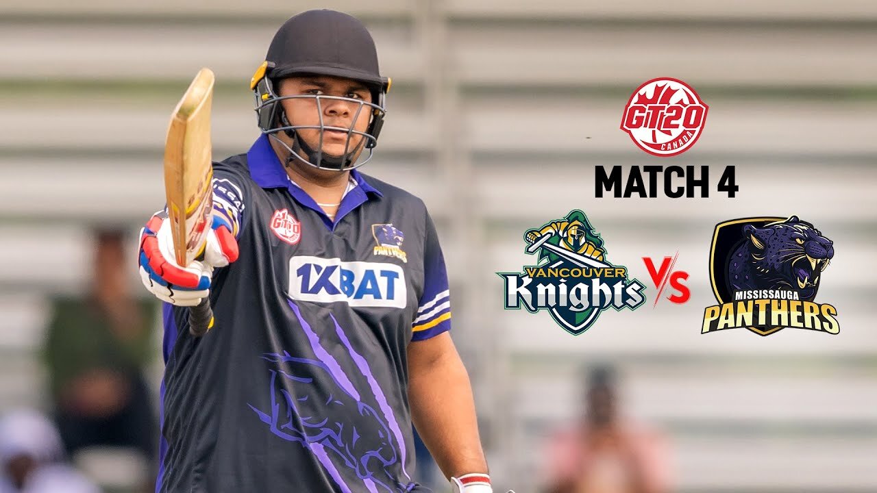 GT20 Canada Season 3 | Match - 4 Highlights | Vancouver Knights vs Mississauga Panthers