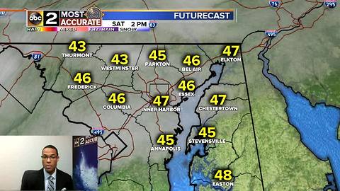 Rain is Closing in on Maryland