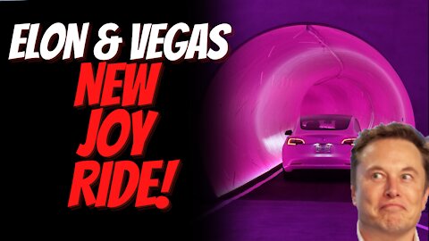 Elon Musk and Las Vegas Partnership Brings You a New Joy Ride Through Neon Tunnel System!