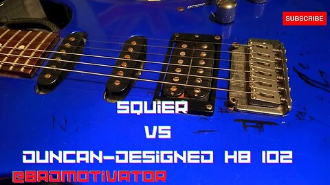 Squier Showmaster Pickup Upgrade- Squier Vs Duncan Designed HB102 (JB)