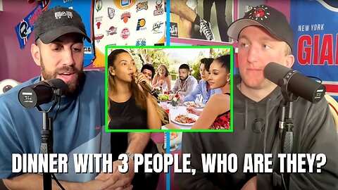 DREAM DINNER with 3 PEOPLE!? Who Would You Bring? 🍝
