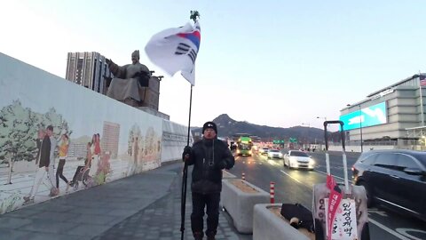 korea news. 2022. 2.19. 광화문 투쟁영상