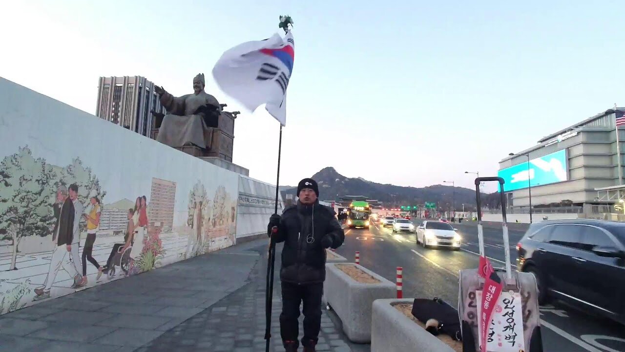 korea news. 2022. 2.19. 광화문 투쟁영상
