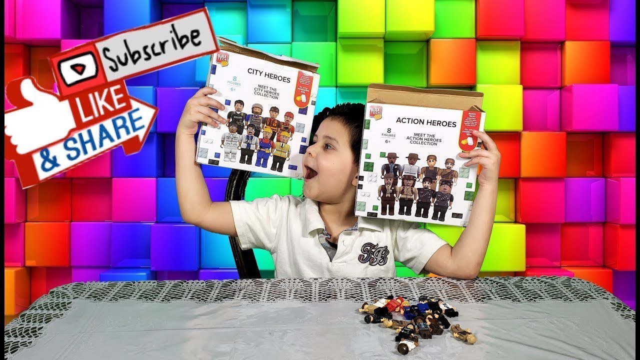 Legos Block Tech: City Heroes Unboxing