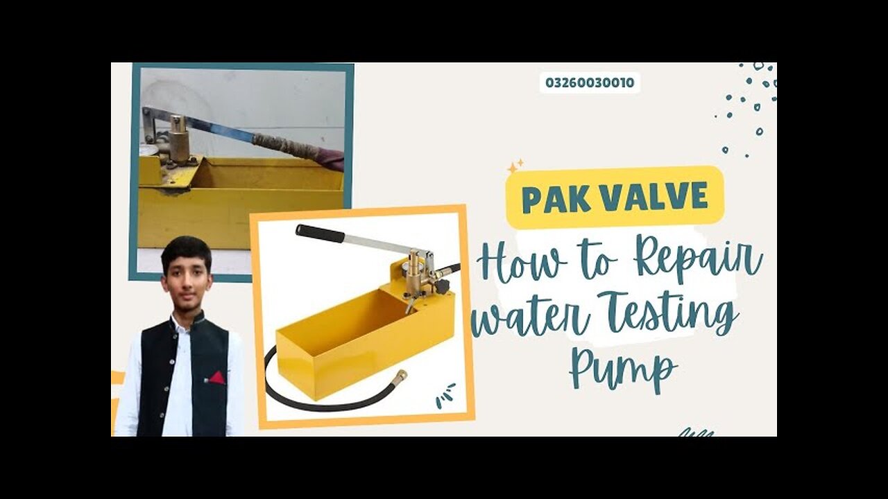 Water Testing Pump 100 Bar