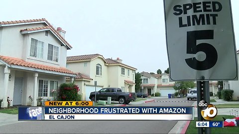 Neighborhood frustrated with Amazon