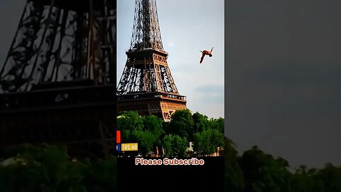 Red Bull and Eiffel tower dive