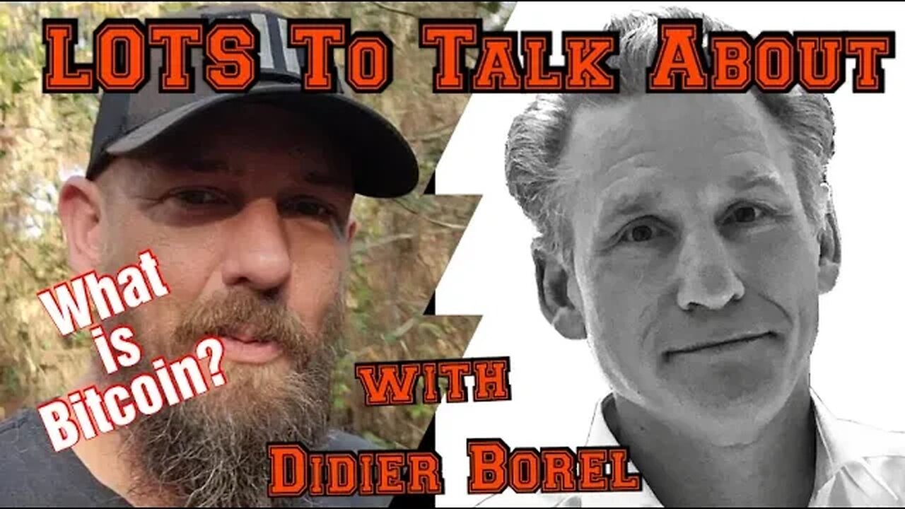 LOTS To Talk About with Didier Borel #BTC #crypto #cryptocurrency #interview #premier