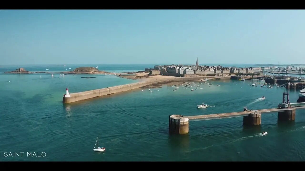 4K Bretagne Island ｜ Binaural Drone Footage