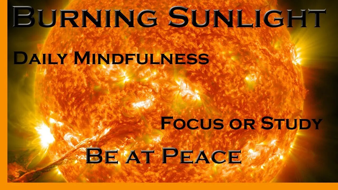 🧘🧘 Relaxing Sun | Mesmerizing music for focus, study | meditation | 10 Minutes | White Noise | Space