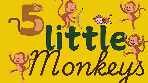 Five Little Monkeys Jumping on the Bed | Nursery Rhymes & Kids Songs