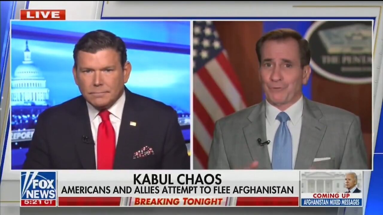 Pentagon Spokesman Refuses To Call The Taliban “An Enemy”