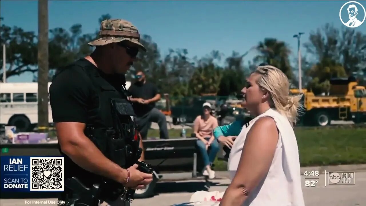 Ron DeSantis' Hurricane Ian Photo Op.