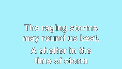 A Shelter in the Time of Storm Verse 3